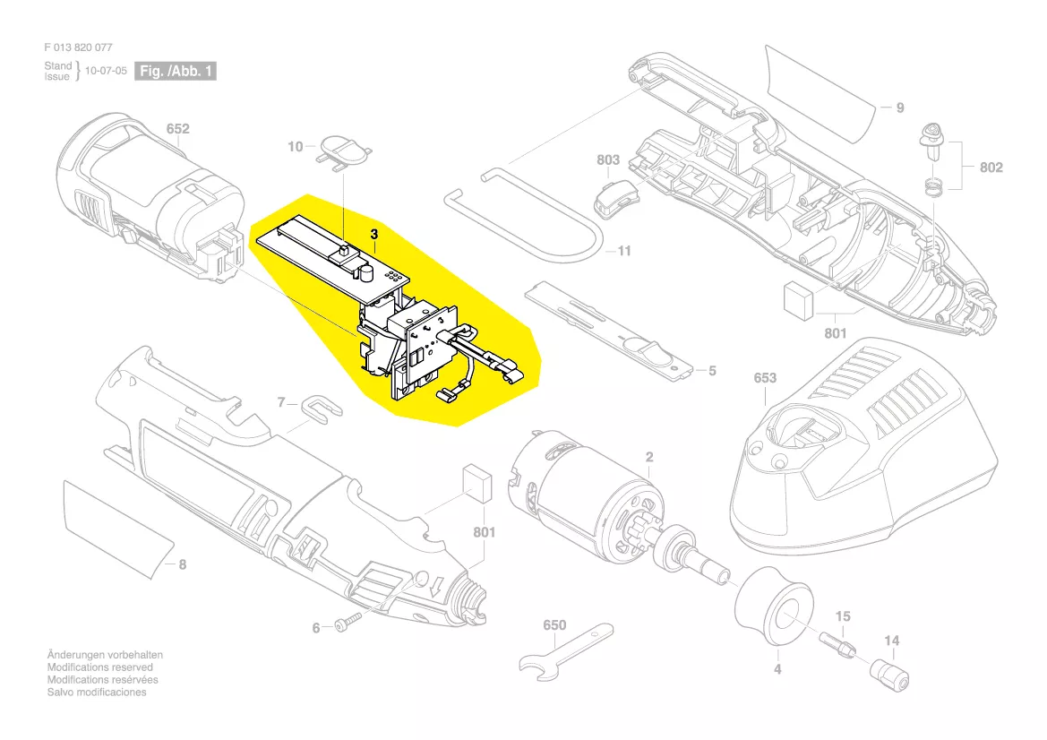 Module électronique réf. 2 610 005 464